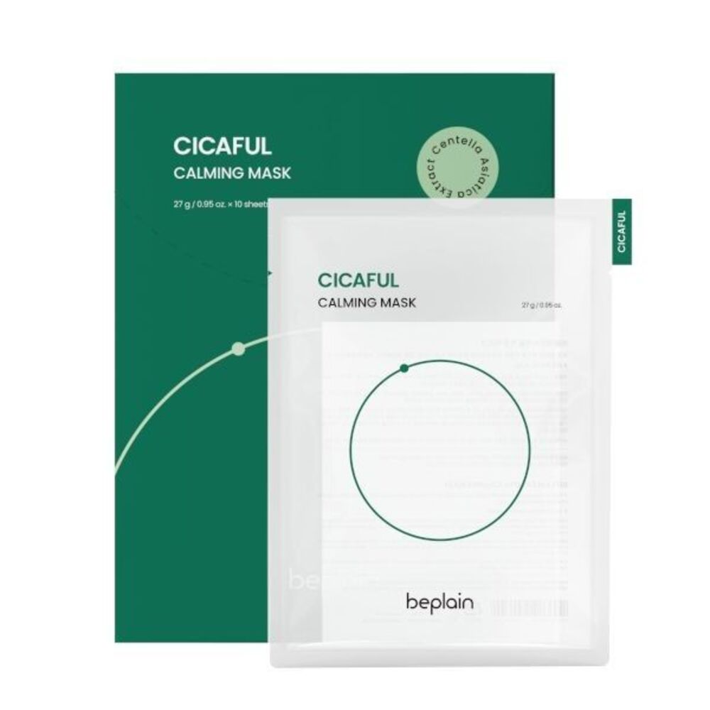 Cicaful Calming Beauty Mask, 10 Sheets, 0.95 oz (27 g) Each